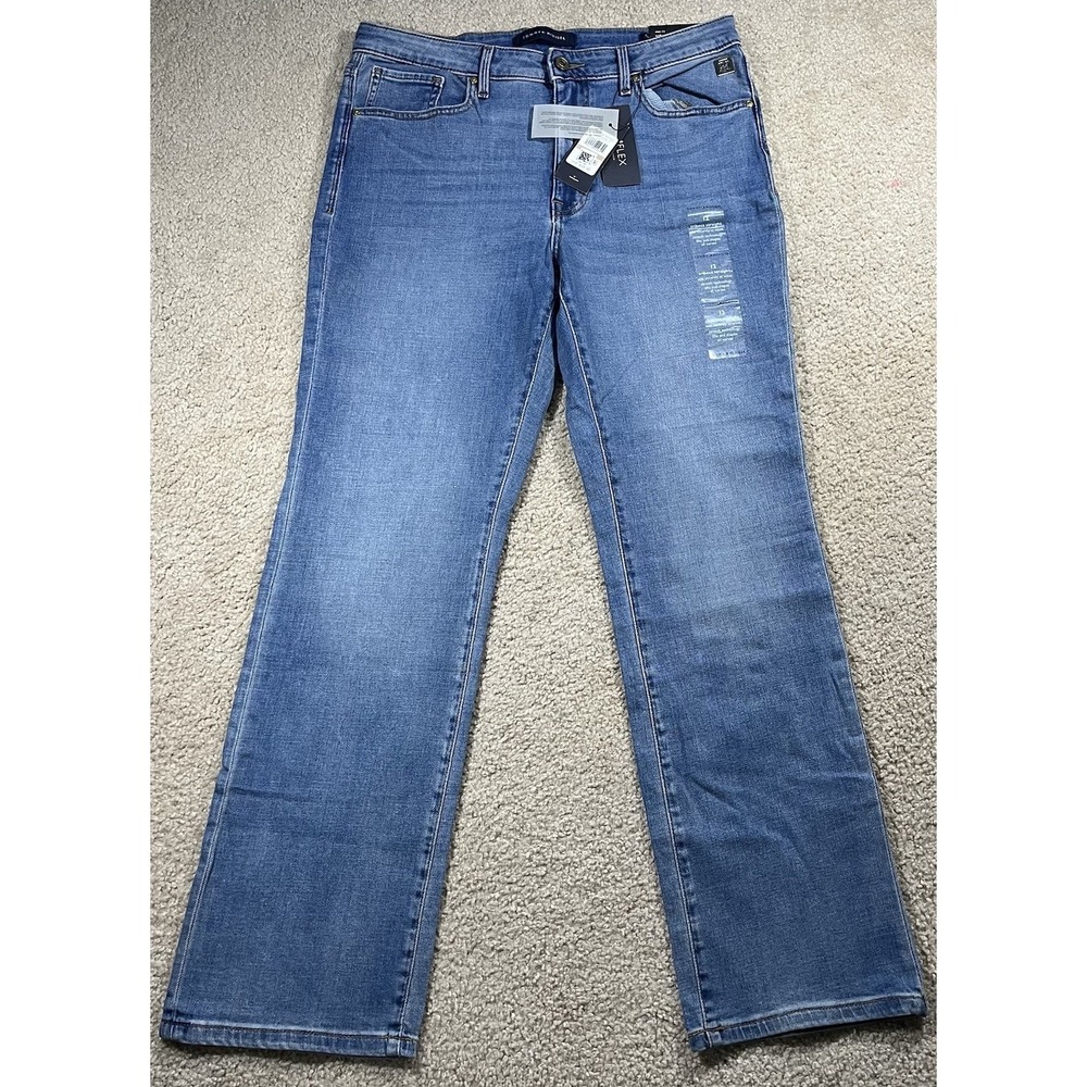 Tommy Hilfiger Heritage Denim Tribeca Straight Women's Blue Jeans Size‎ 12  NWT